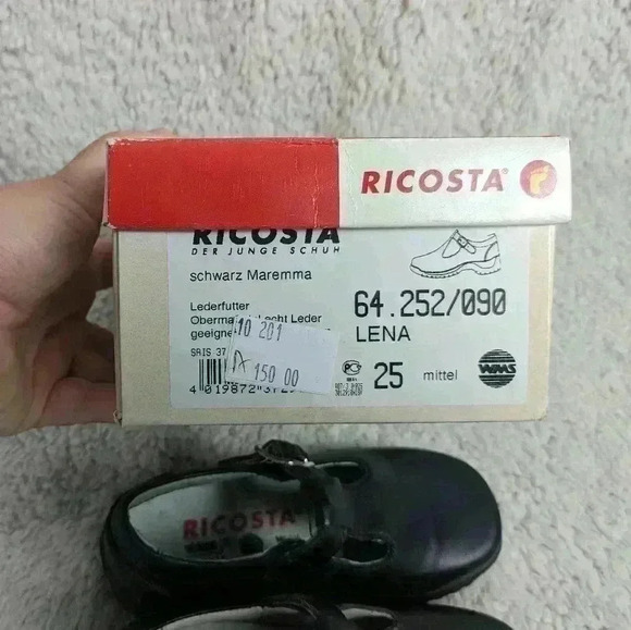 RICOSTA NEW IN BOX Mary Jane style shoes SUPER CUTE all leather size 25 - Picture 9 of 10